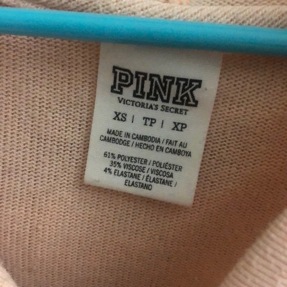 Victoria’s Secret PINK Coral Zip Up XS - Picture 2 of 3